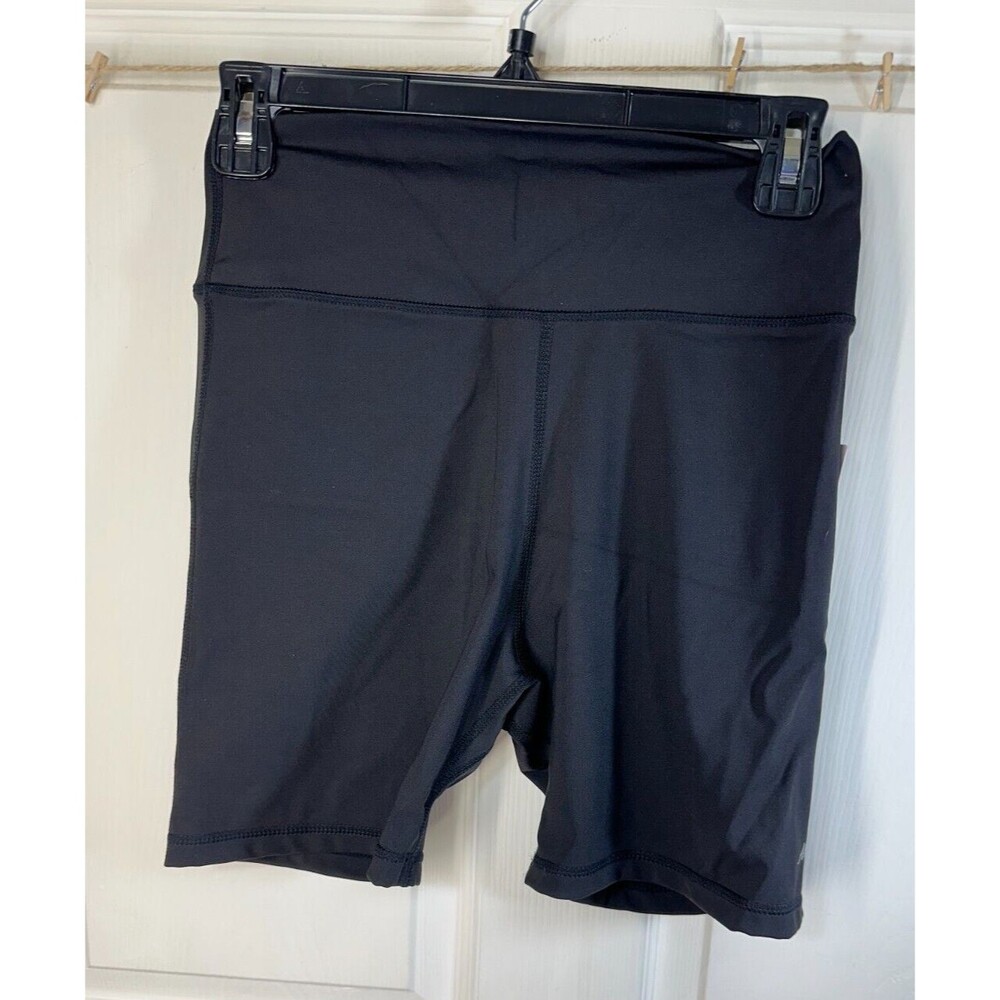 Anne Cole Bike Shorts Womens Size Large Black High Waisted New With Tags